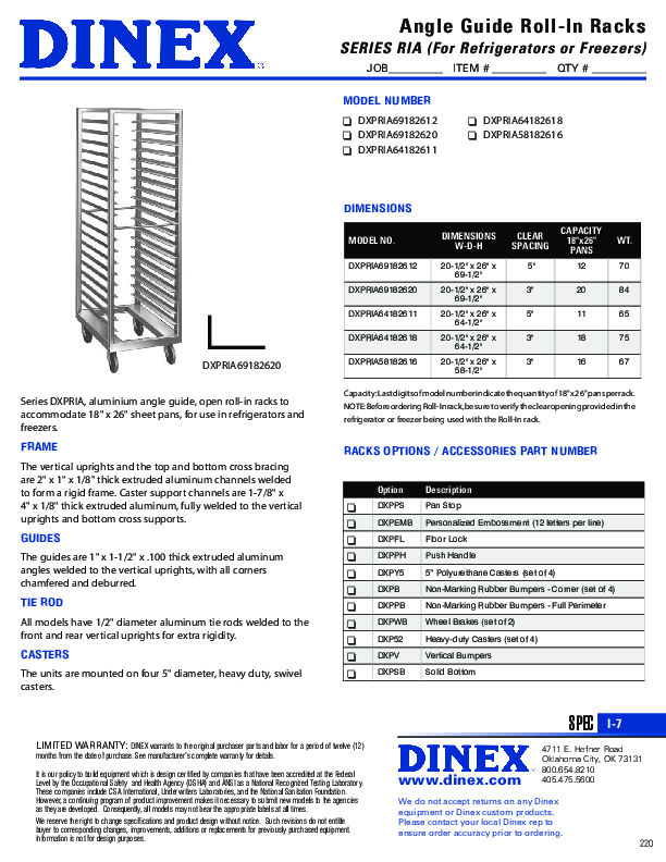 Cutsheet