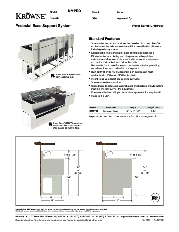 Cutsheet