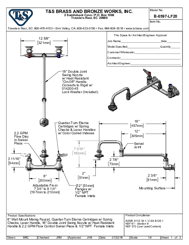 Cutsheet