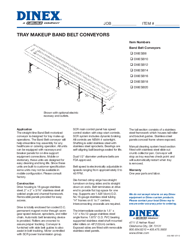 Cutsheet