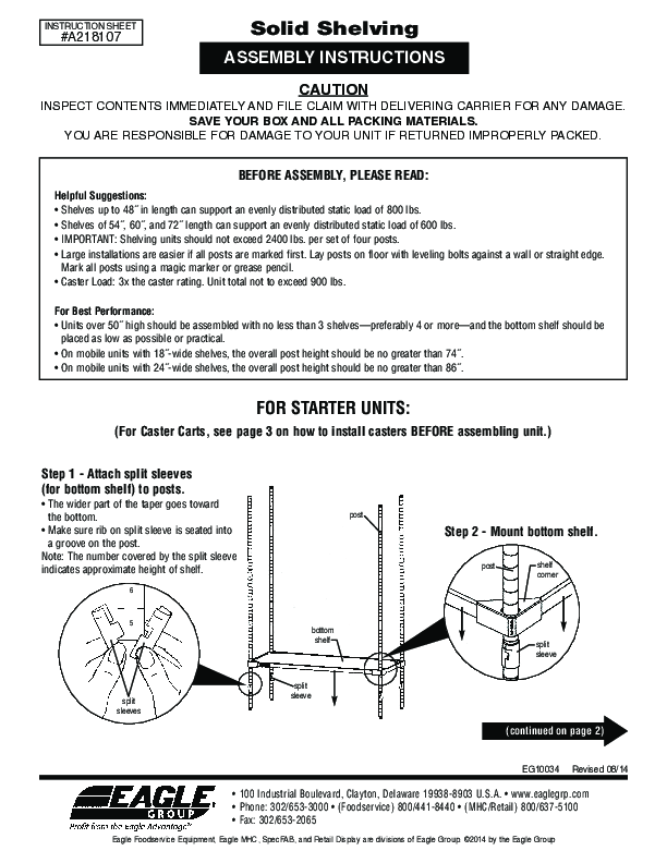 Assembly Instructions