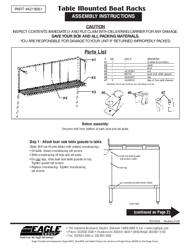 Assembly Instructions