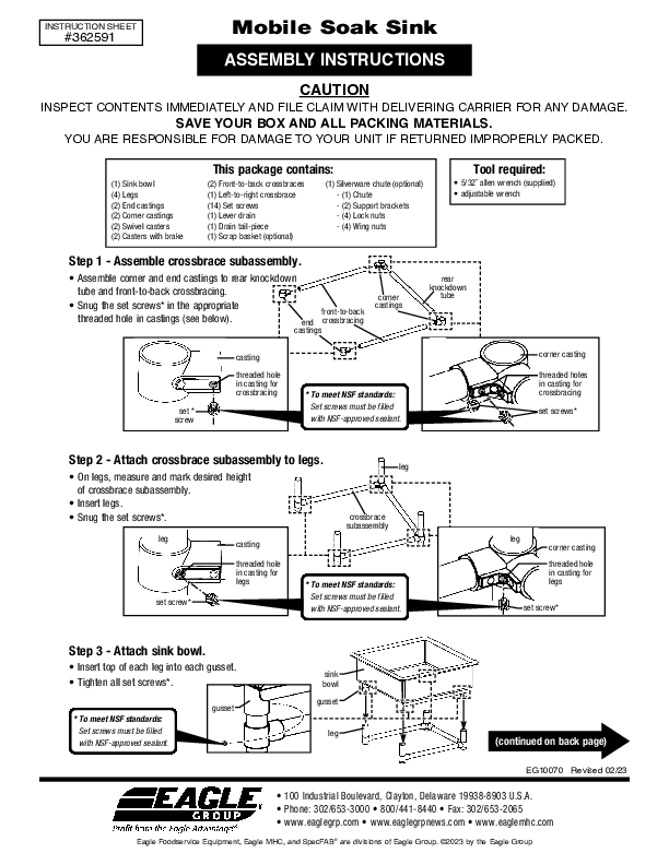 Assembly Instructions