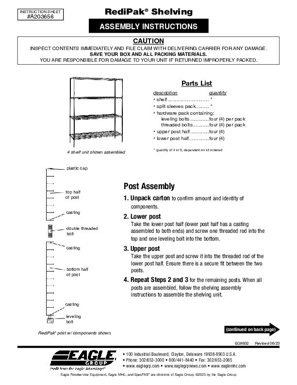 Assembly Instructions