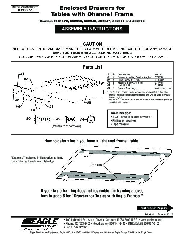 Assembly Instructions