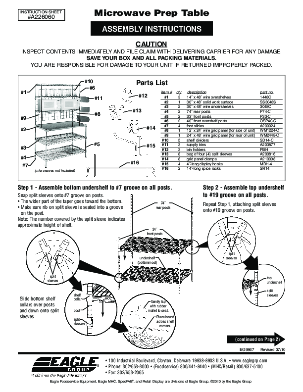 Assembly Instructions