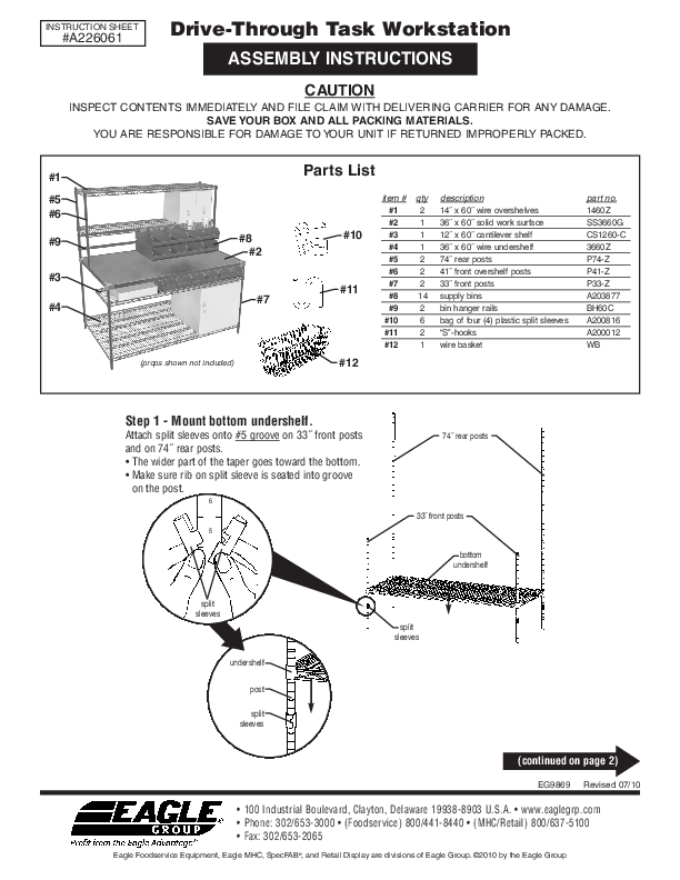 Assembly Instructions