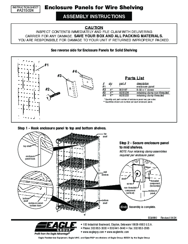 Assembly Instructions