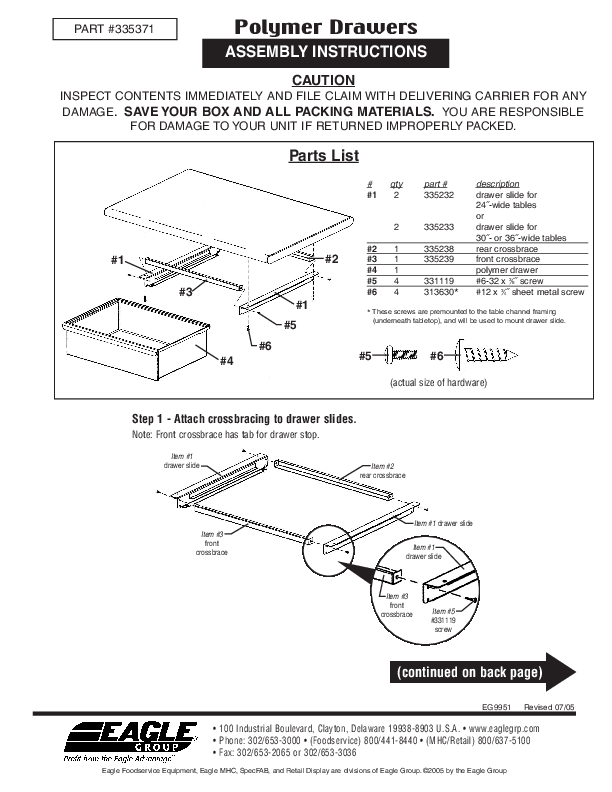 Assembly Instructions