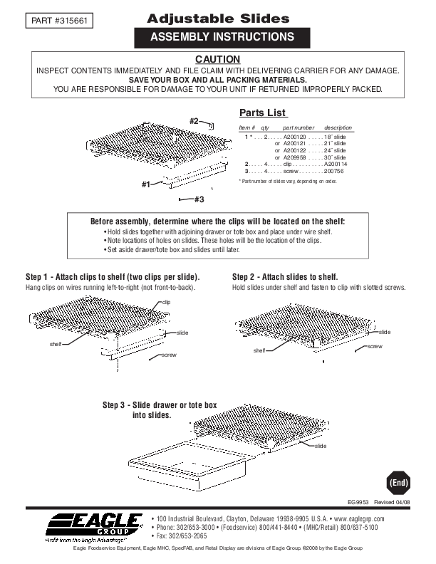 Assembly Instructions