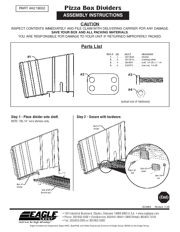 Assembly Instructions