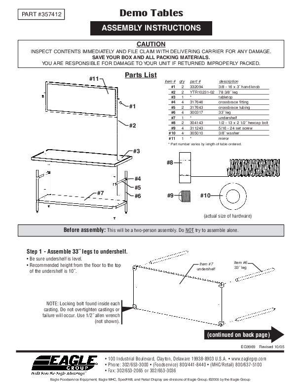 Assembly Instructions