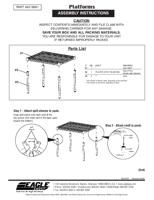 Assembly Instructions