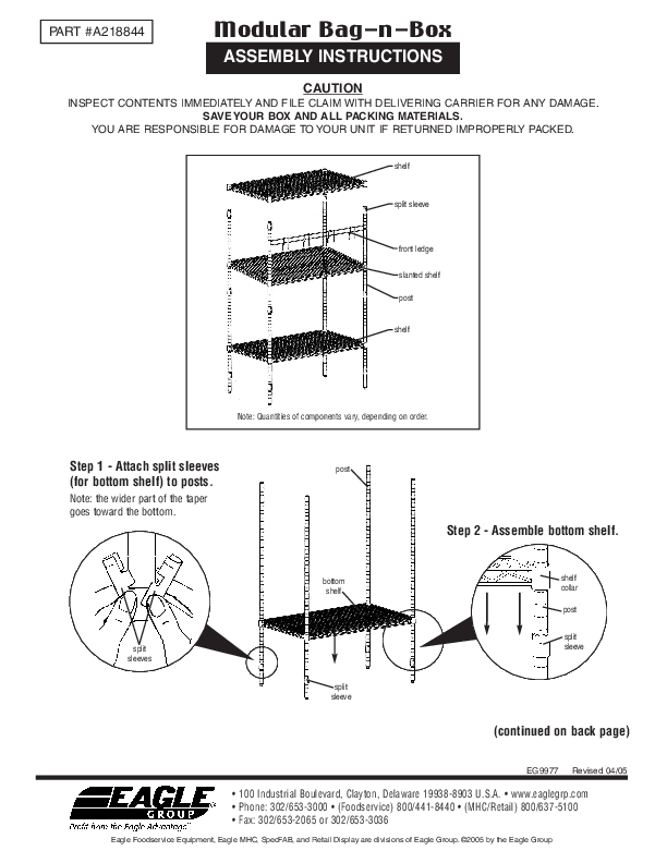 Assembly Instructions