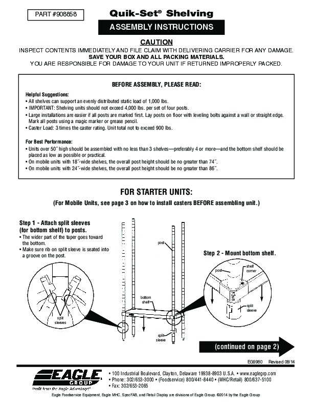 Assembly Instructions