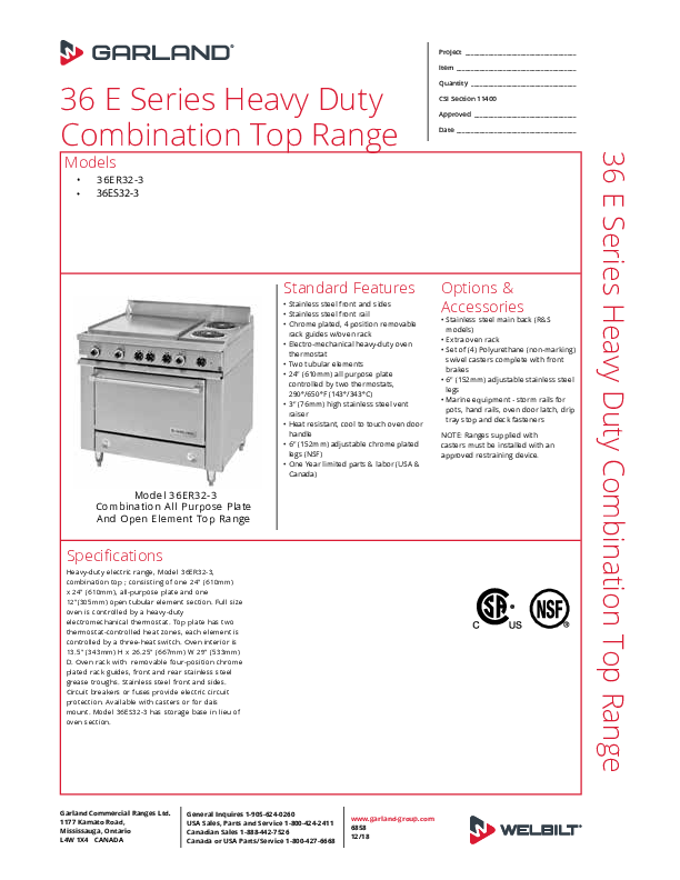 Cutsheet