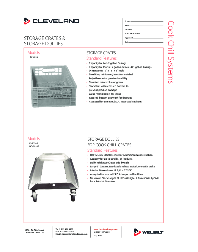 Cutsheet