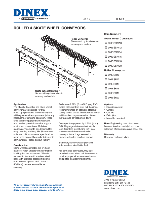 Cutsheet