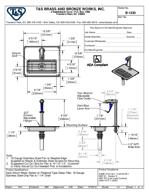 Cutsheet