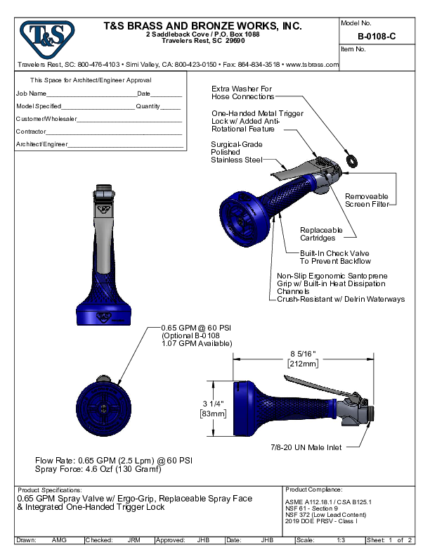 Cutsheet