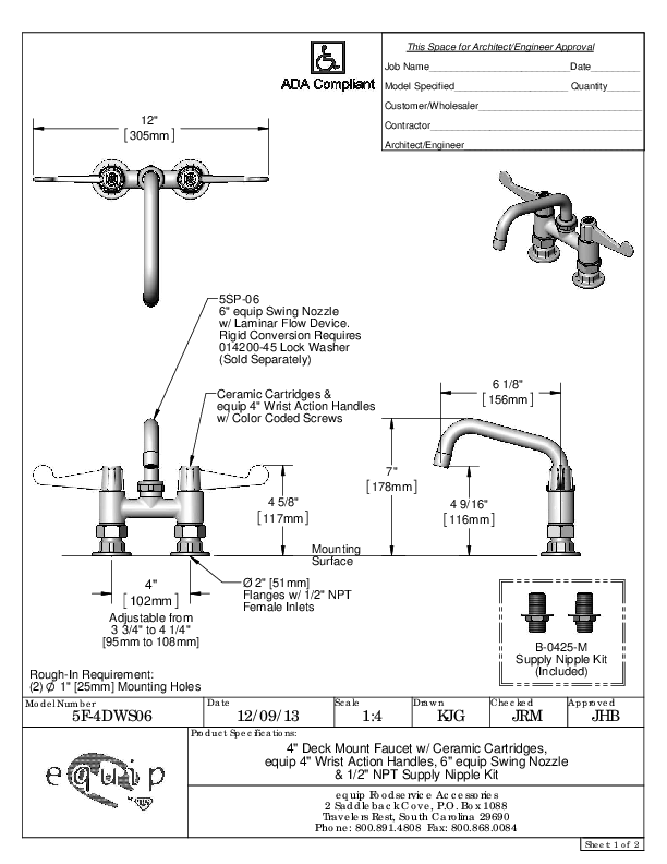 Cutsheet