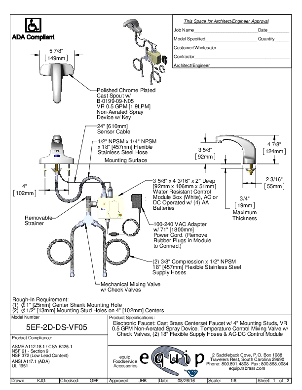 Cutsheet