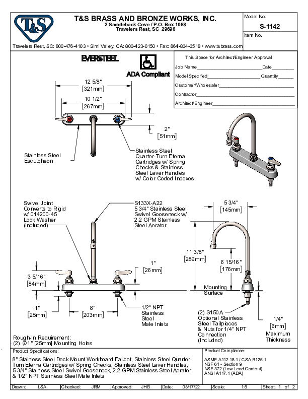 Cutsheet