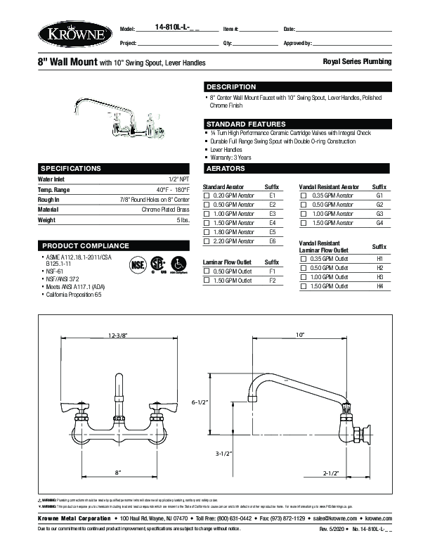 Cutsheet