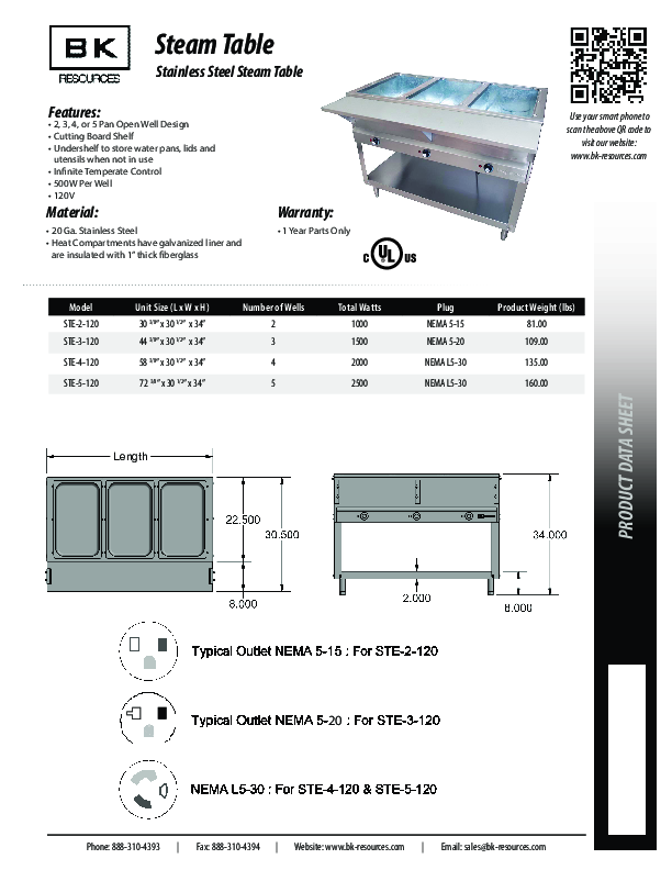 Cutsheet