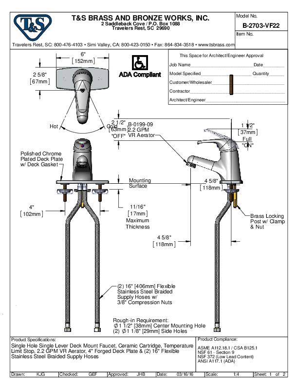 Cutsheet