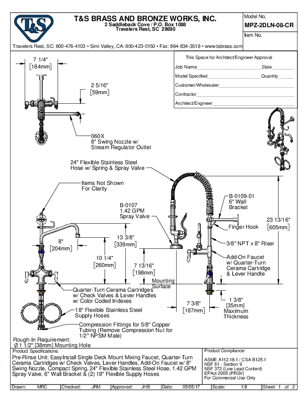 Cutsheet