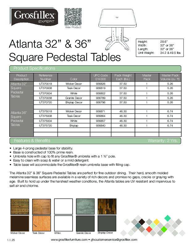 Cutsheet