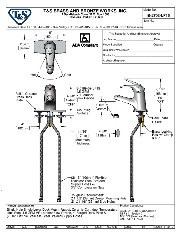 Cutsheet