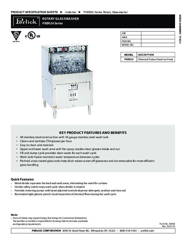 Cutsheet