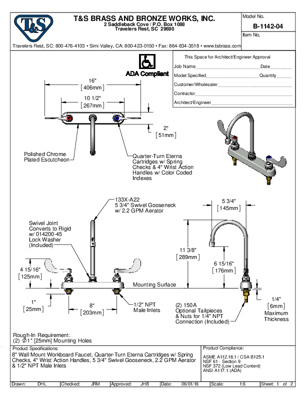 Cutsheet