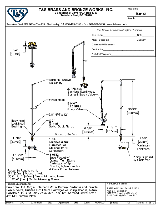 Cutsheet