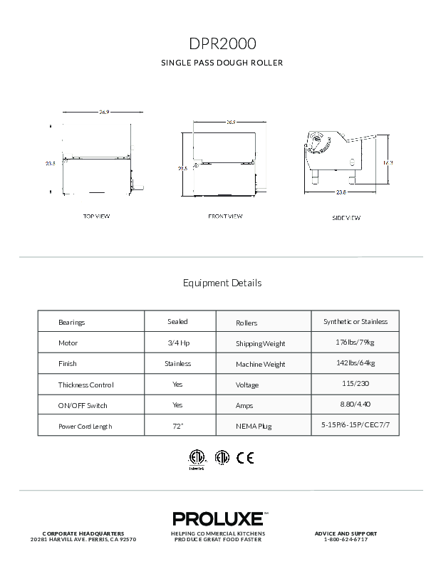 Cutsheet