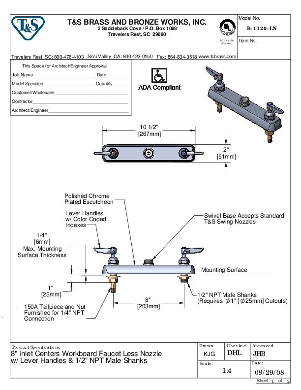 Cutsheet