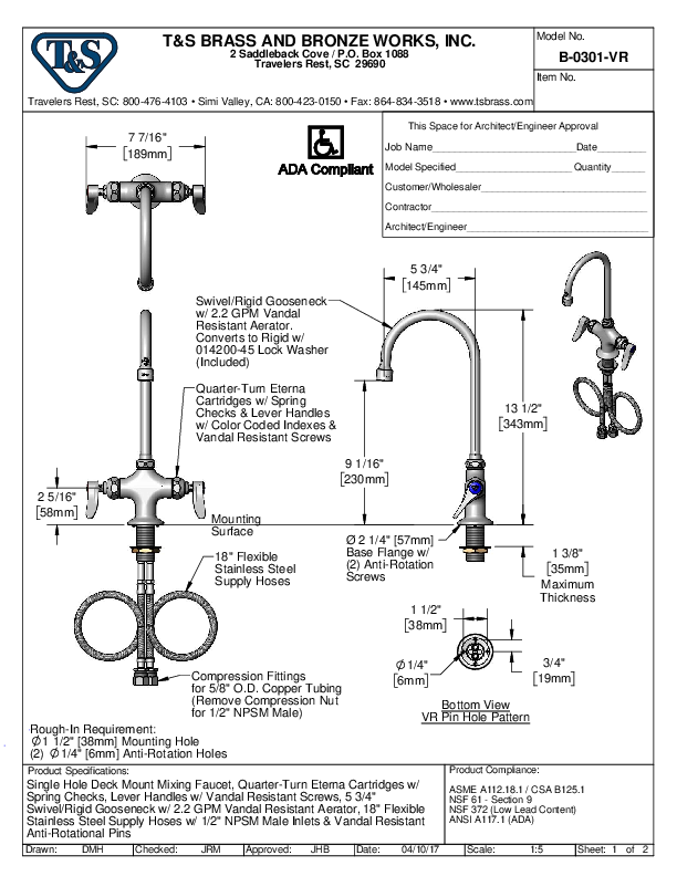 Cutsheet