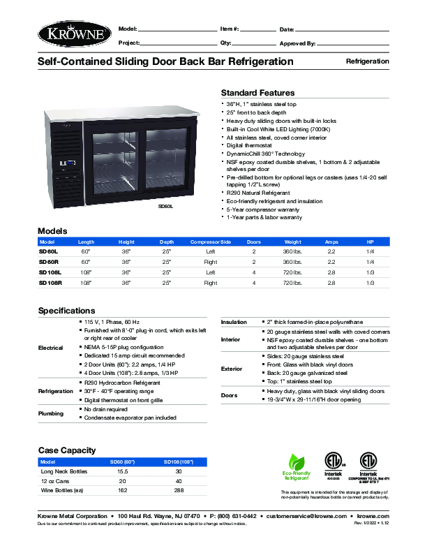 Cutsheet