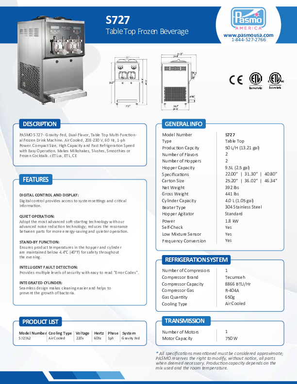 Cutsheet