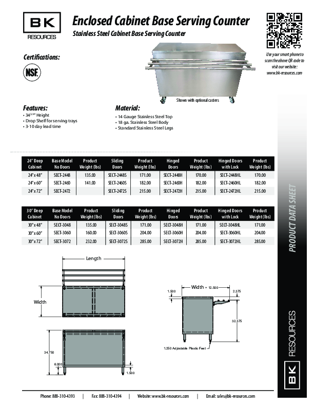 Cutsheet