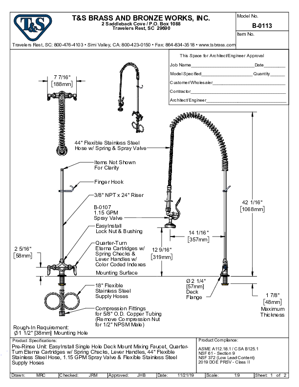 Cutsheet