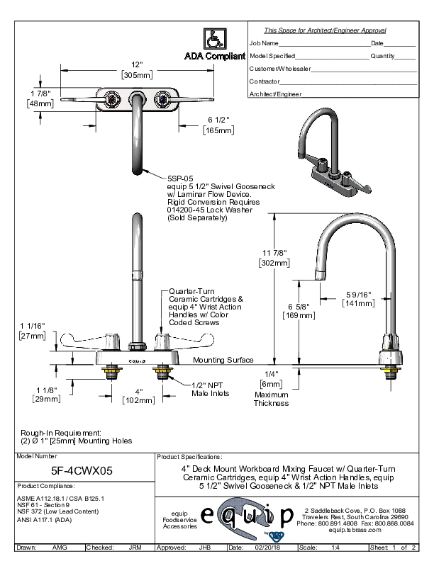 Cutsheet