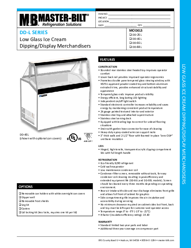 Cutsheet