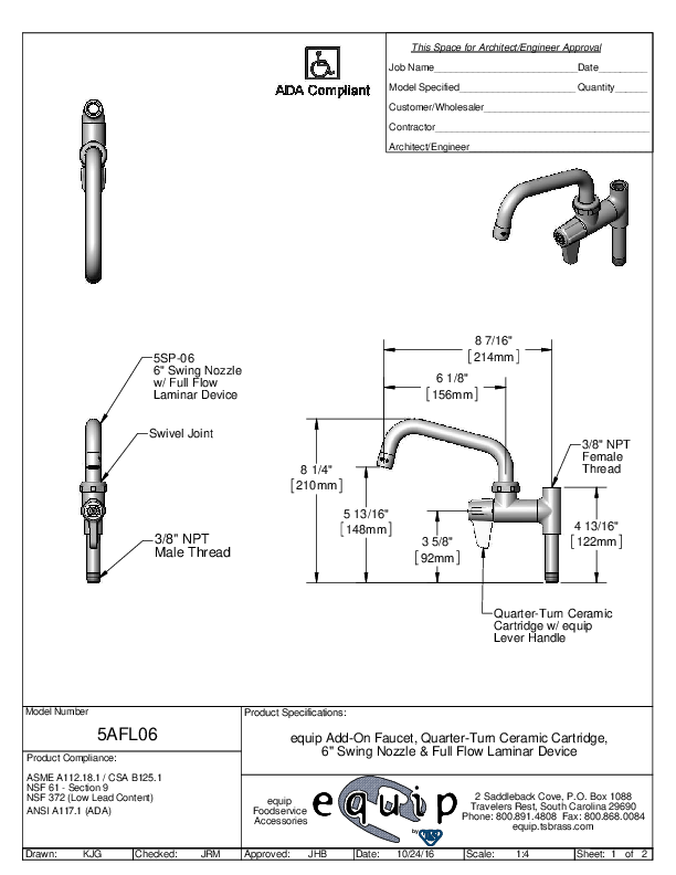 Cutsheet