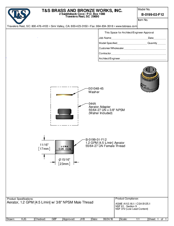 Cutsheet