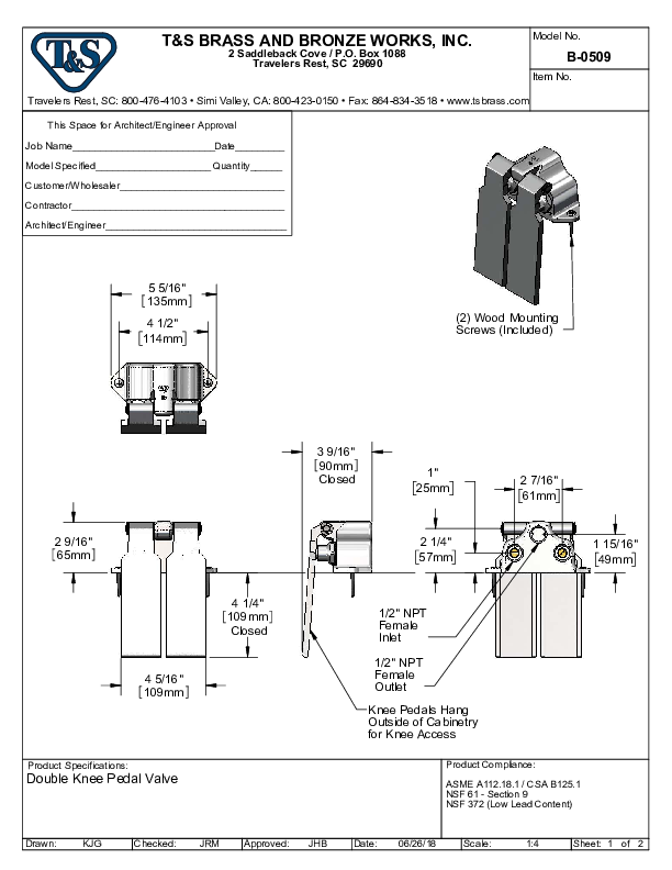 Cutsheet