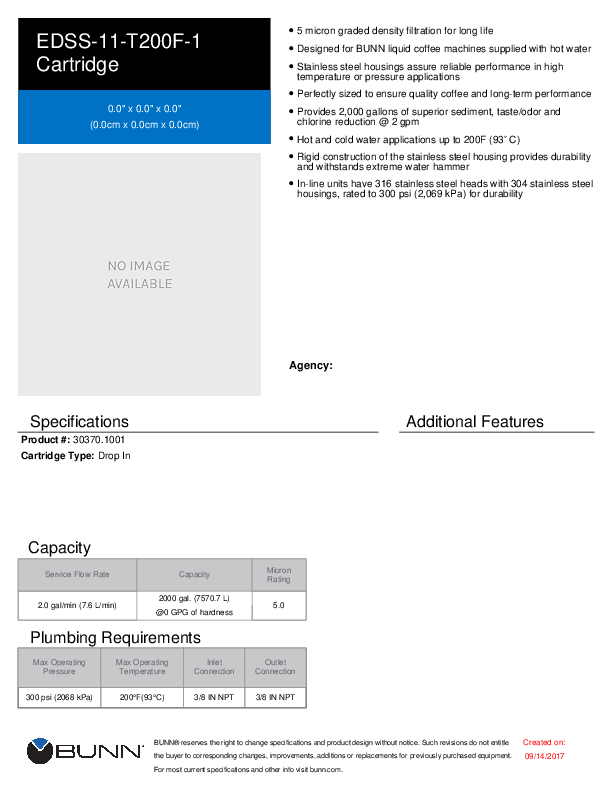 Cutsheet