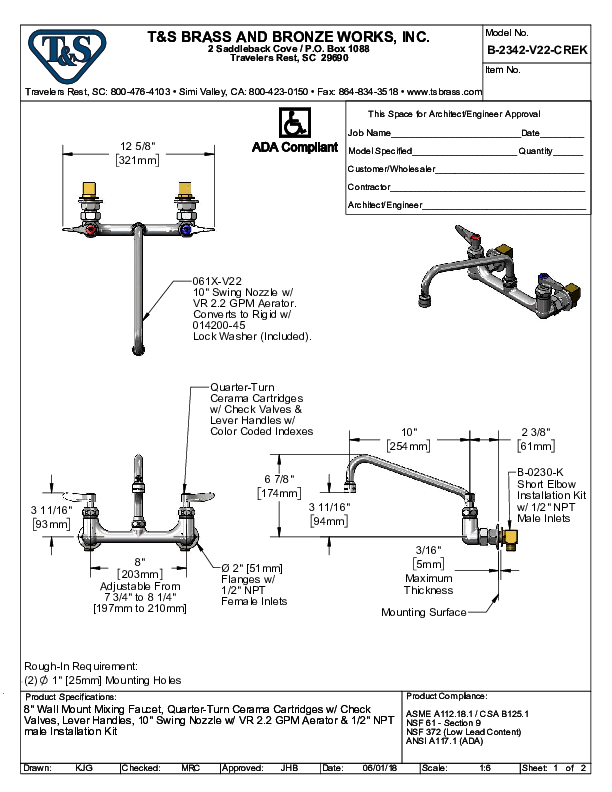 Cutsheet